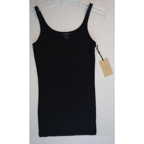 Halogen HA298903MI Women's Sz Small Black Long Layering Cami Tank Top - Picture 7 of 9